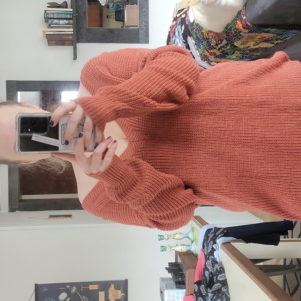 Orange Earthbound XXL sweater